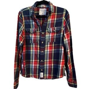 Abercrombie & Fitch Multicolor Plaid Shirt